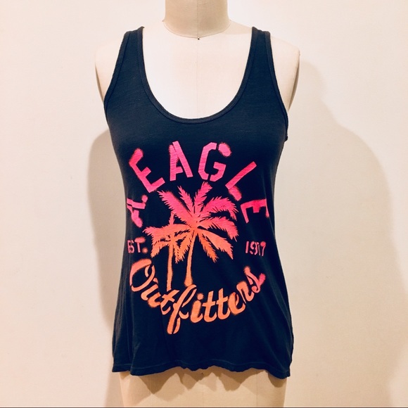 AE Palm Tree Racerback Tank - Picture 2 of 3